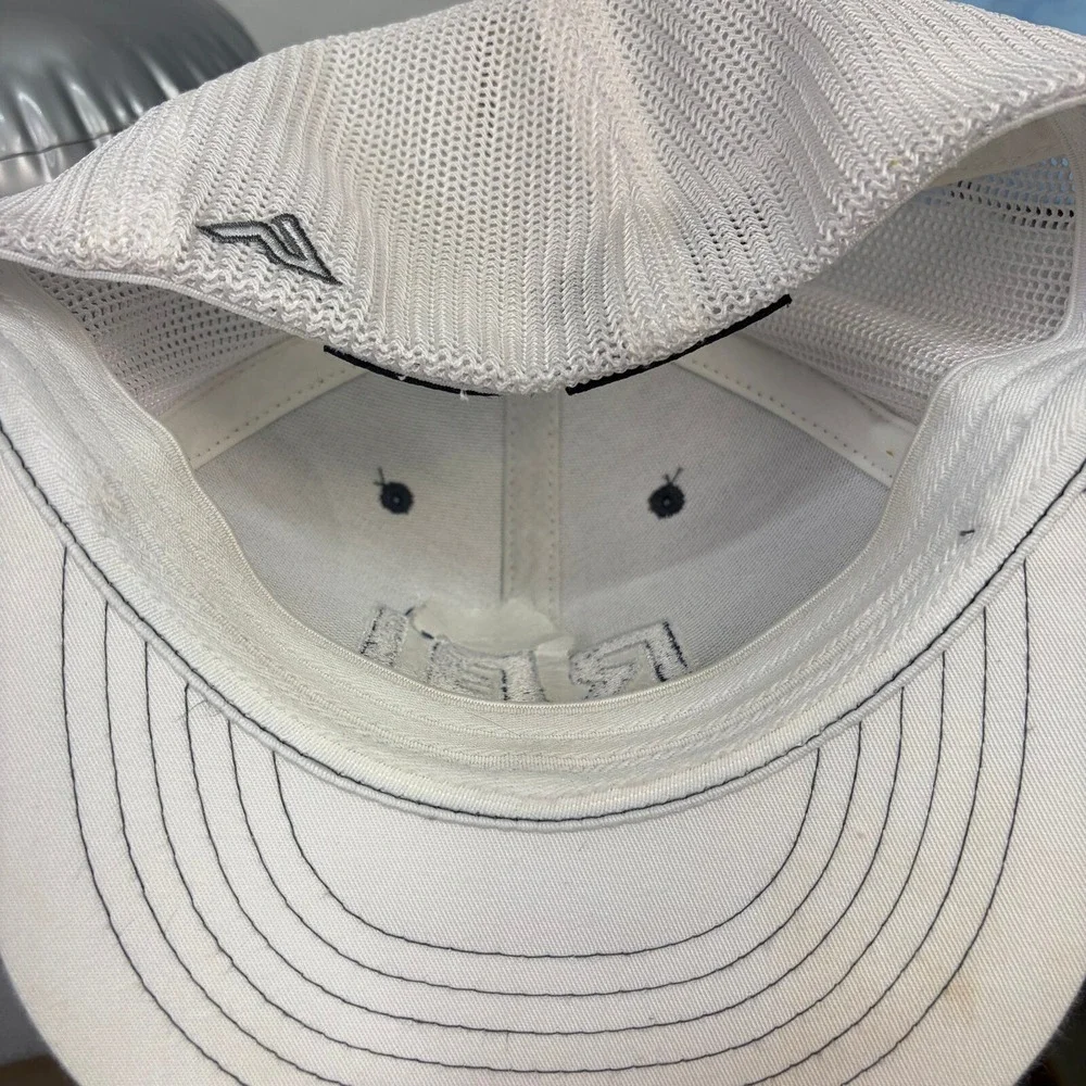 Pacific Headwear Trucker Hat RBI Baseball Mens XS Grey Camo Mesh Flex Fit